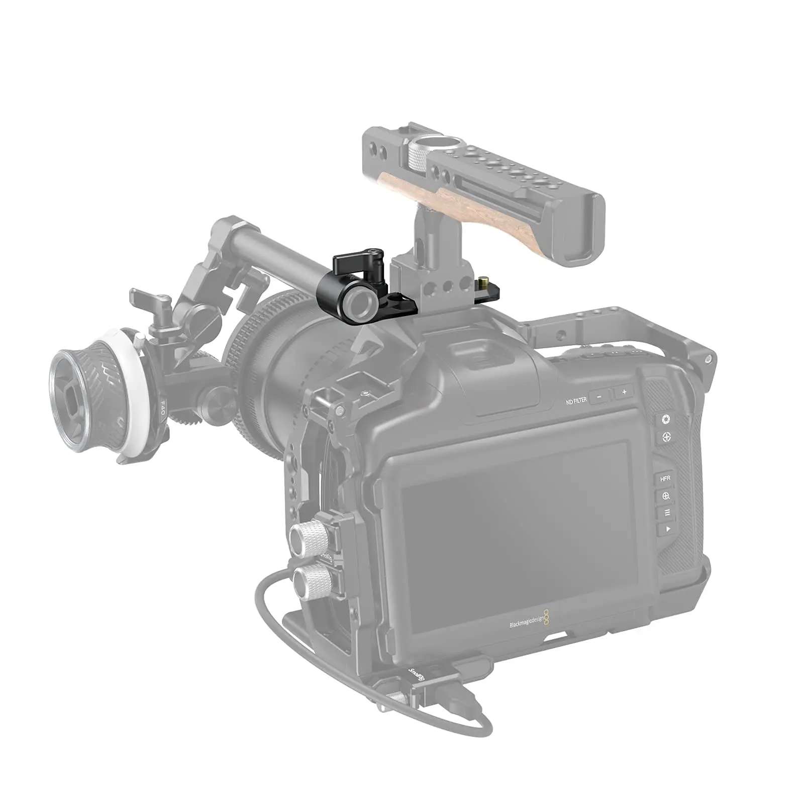 Rod Clamp with NATO Rail Lightweight and Pportable Compatible with Standard 15m