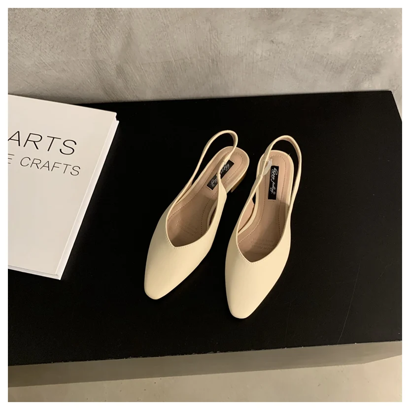 Mode Décontracté Chaussures Plates Femme été Respirant Confortable Chaussures à Semelles Souples Bout Pointu Peu Profond Plat Femmes Chaussures