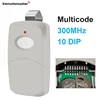 Replacement for Multicode 3089 Garage Gate Door Opener Remote Transmitter 308911,MCS308911,10 dip switch 300mhz,Grey 1