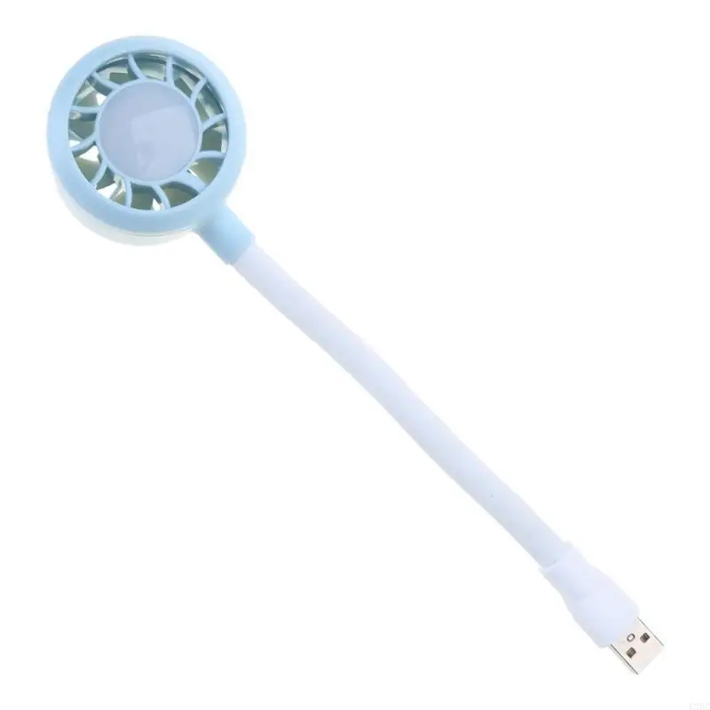 조절 가능한 각도 및 4 풍속 1 1 LED 조명이있는 1 USB 라이트 팬 2에서 기숙사 및 침실에 적합합니다.