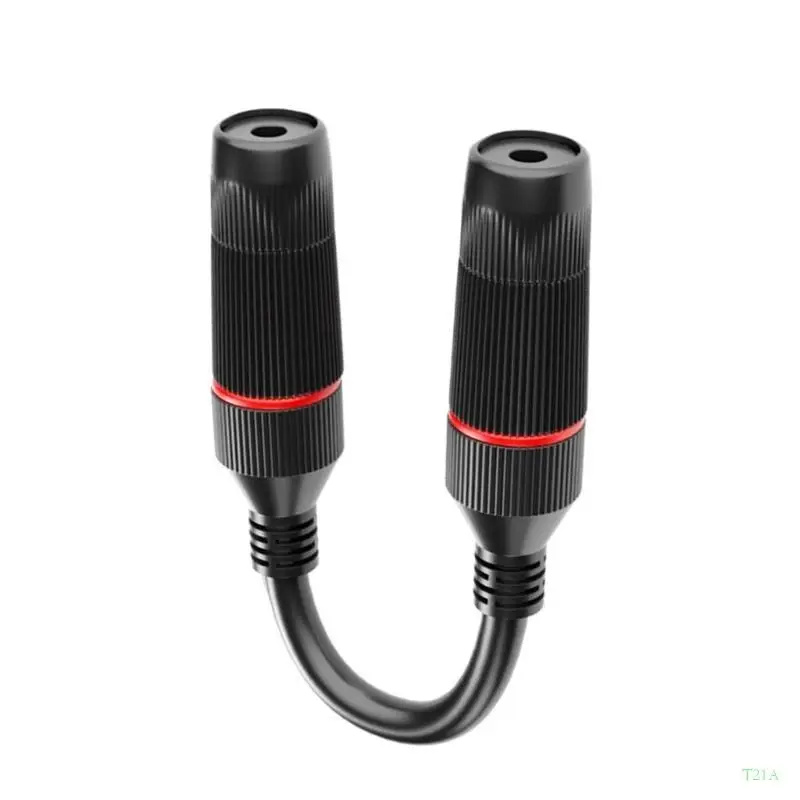 T21A RJ45 커플러 IP67 이더넷 네트워크 케이블 커넥터 직선형 헤더 광대역 네트워크 케이블 연장기