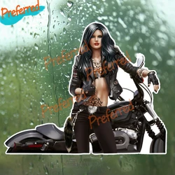 Sexy Tattoo Locomotive Girl Decal for Your All Cars Racing Laptop Motorcycle Helmet Trunk Surf Camper Window Bumper