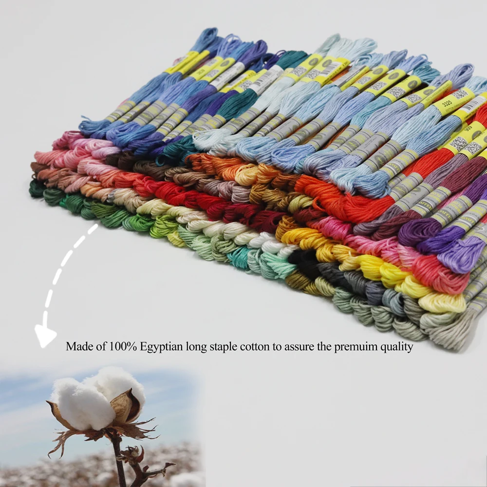 Cross Stitch Floss DMC Select Colors Double Mercerized Egyptian Cotton 8 Meter Skein