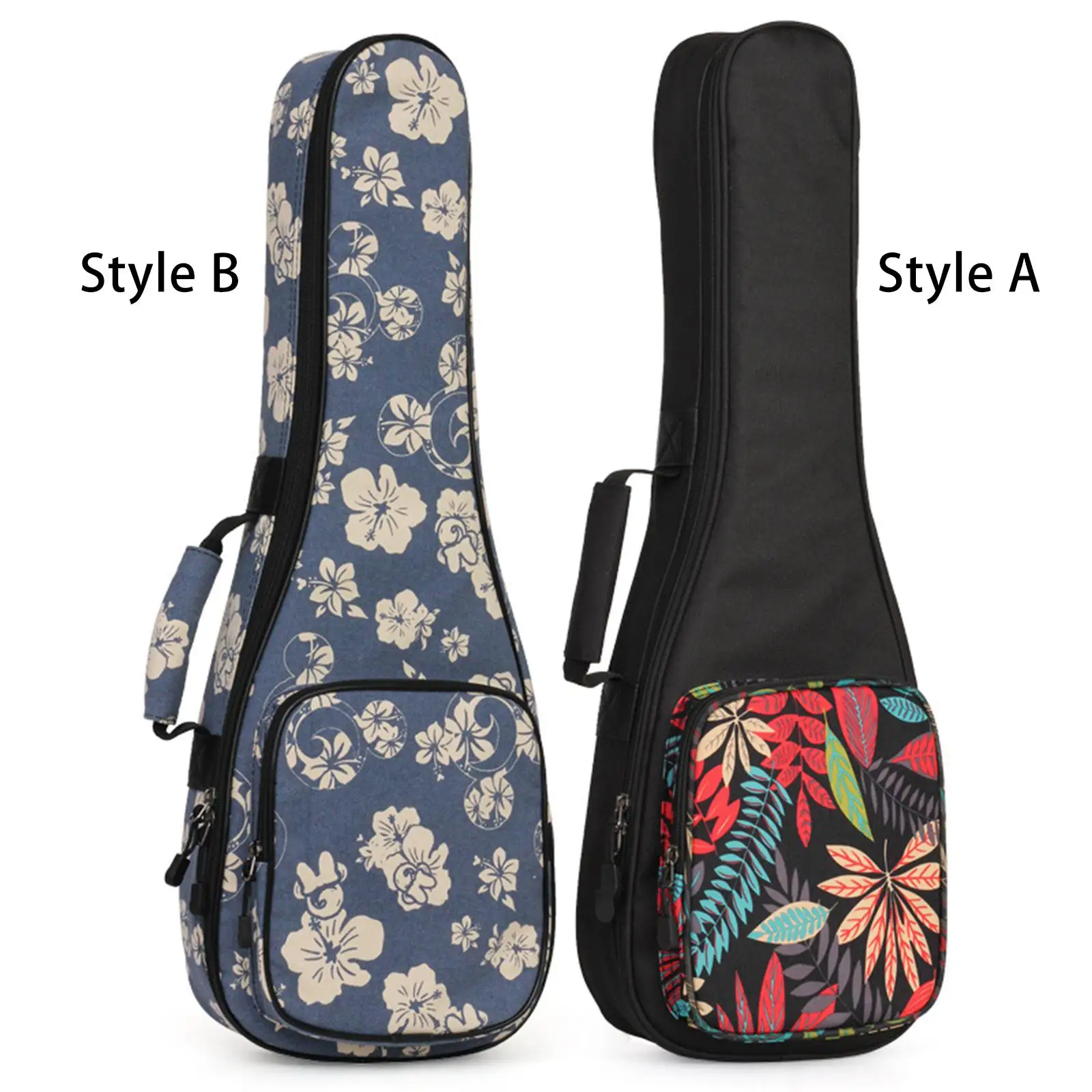 Ukulele Backpack with Pouch Adjustable Straps Portable for Accessories