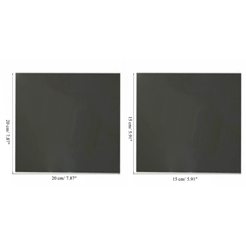 15x15cm/20x20cm 선형 편광판 필름 광택 LCD 편광 필터 편광