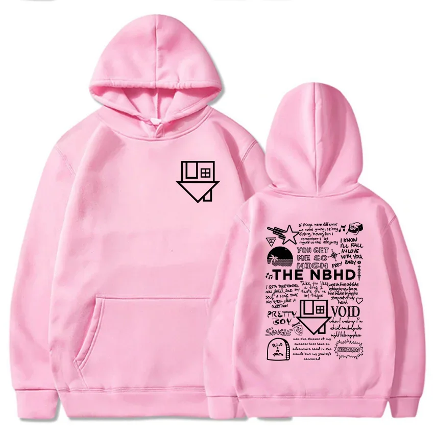 Streetwear Unisex Hip Hop Graphic Hoodies The Neighborhood NBHD Band Printing Sweatshirts Female Long Sleeve Winter Tops 4