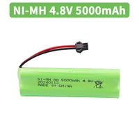 4.8V 5000mah NiMH AA Battery For Rc toys Cars Tanks Robots Boats Guns 4.8v Rechargeable Battery 4* AA Battery Pack 1-10PCS 6
