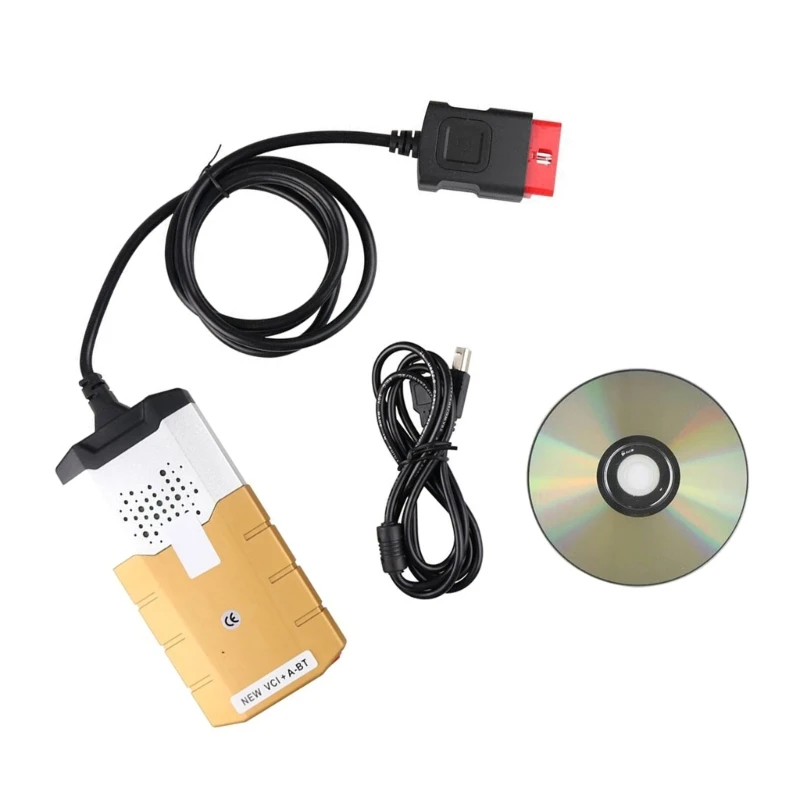 

DS150 Bluetooth-compatible Automotive Diagnostic Cable OBD2 Scan Tool QW