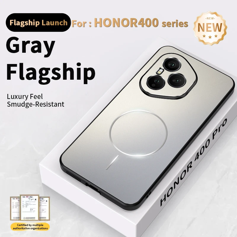 Magsafe Original Slim Metallic Magnetic Phone Case - Anti-Fall Airbag Bumper & Wireless Charging Cover