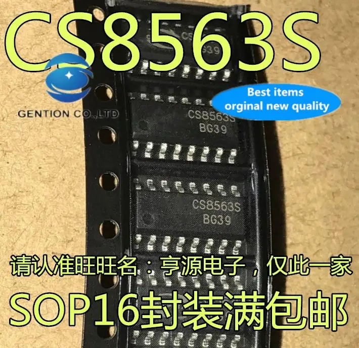 

10 шт., 100% оригинальный новый планшетофон CS8563 CS8563S SOP16 4,5 Вт, усилитель мощности класса D, встроенный чип