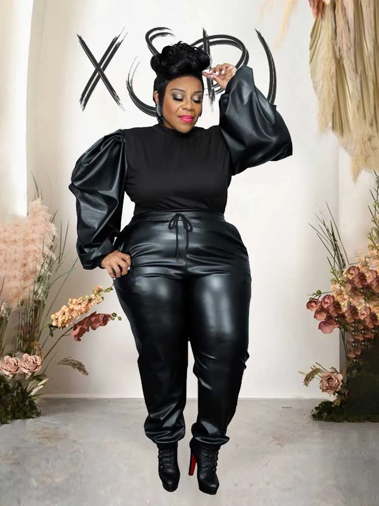 Pieces Set Ladies Fall and Winter Plus Size Women Clothing 2xl