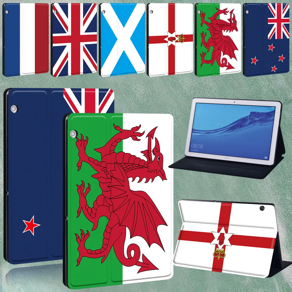 Per Huawei Mediapad M5 Lite 8/T3 8 "/T3 10 9.6"/T5 10 10.1 "/M5 Lite 10.1"/M5 10.8 "Custodia Protettiva In Pelle Per Tablet Stilo