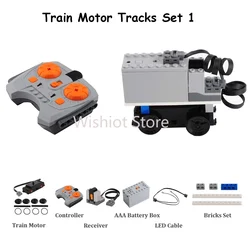 Enhanced Train Motor Power Pack with Battery Box, Tracks, and Base Plate (Train Motor Set 1)