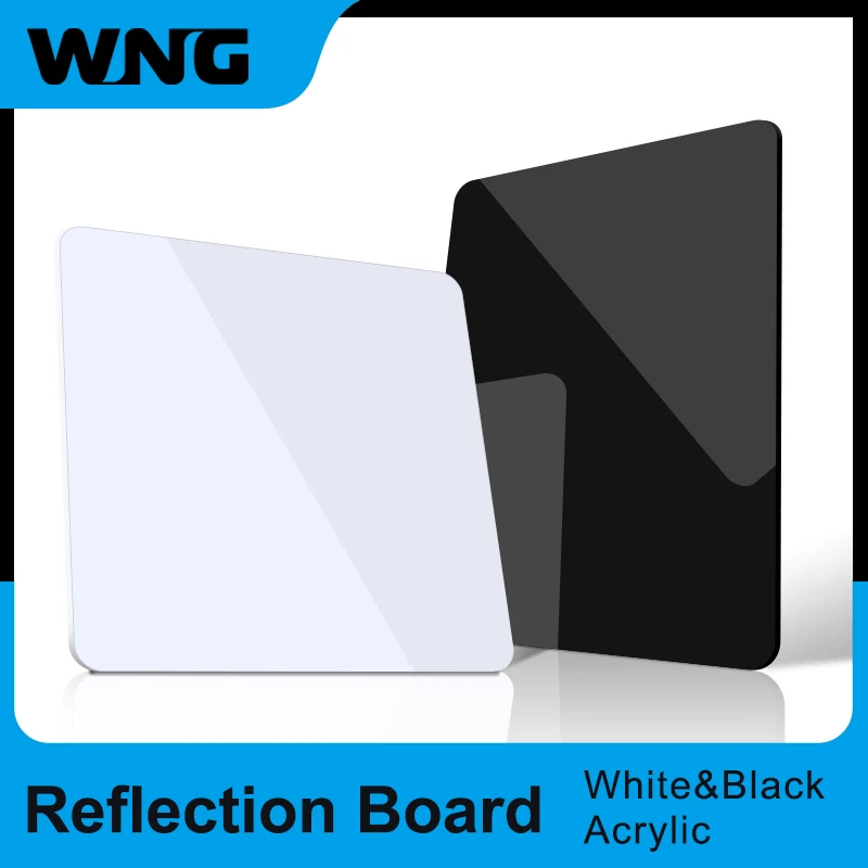 20cm Acrylic Reflective Board Photography Reflction Display Board Photo Studio Background Props for Light Box Accessories