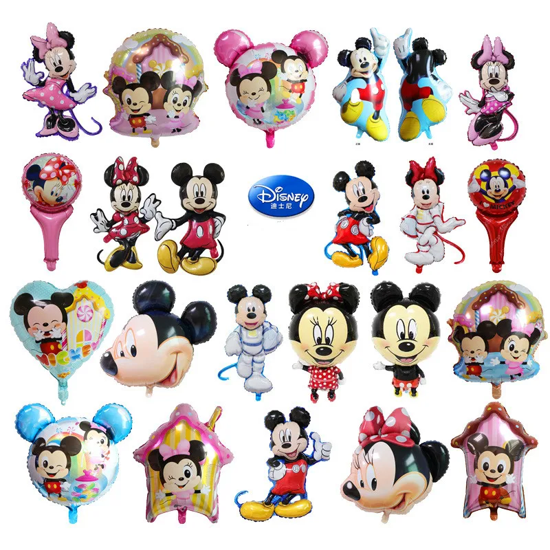 Украшения для дня рождения Disney воздушные шары гигантский мультяшный Микки Маус