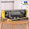 1/18 HUINA 9CH Plastic RC Spray Fog Cannon Truck Remote Control 1316 Car Model Toys W/ Radio Control Battery USB Charging Cable 6