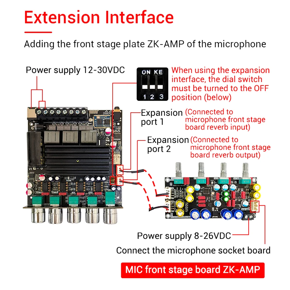 ZK-APTX1 Bluetooth Digital Power Amplifier Board QCC3034