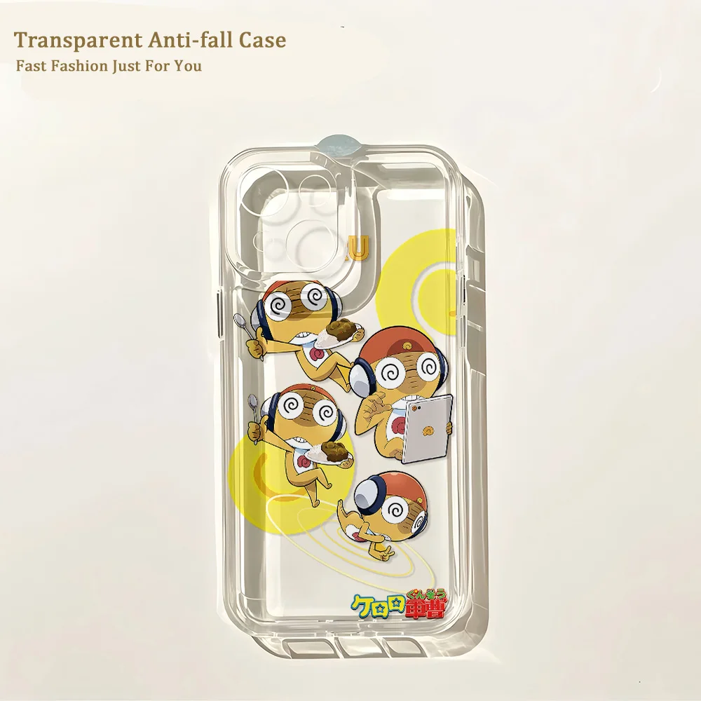 Cartoon K-Keroros Cute Transparent Phone Case