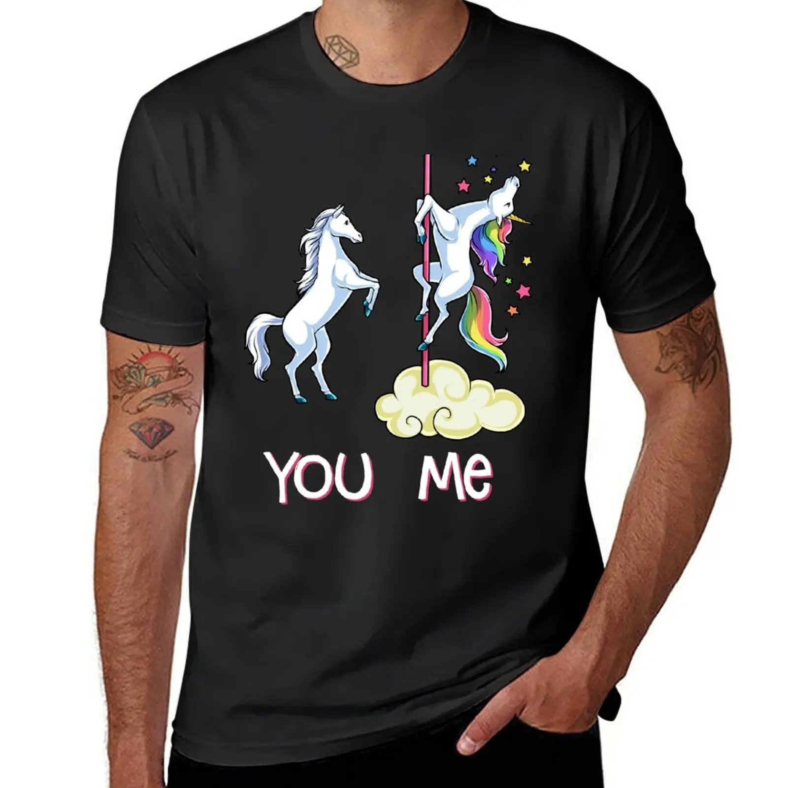 

New Unicorn You vs Me Shirt Funny Unicorns Rainbow T-Shirt boys t shirts Oversized t-shirt t shirts for men