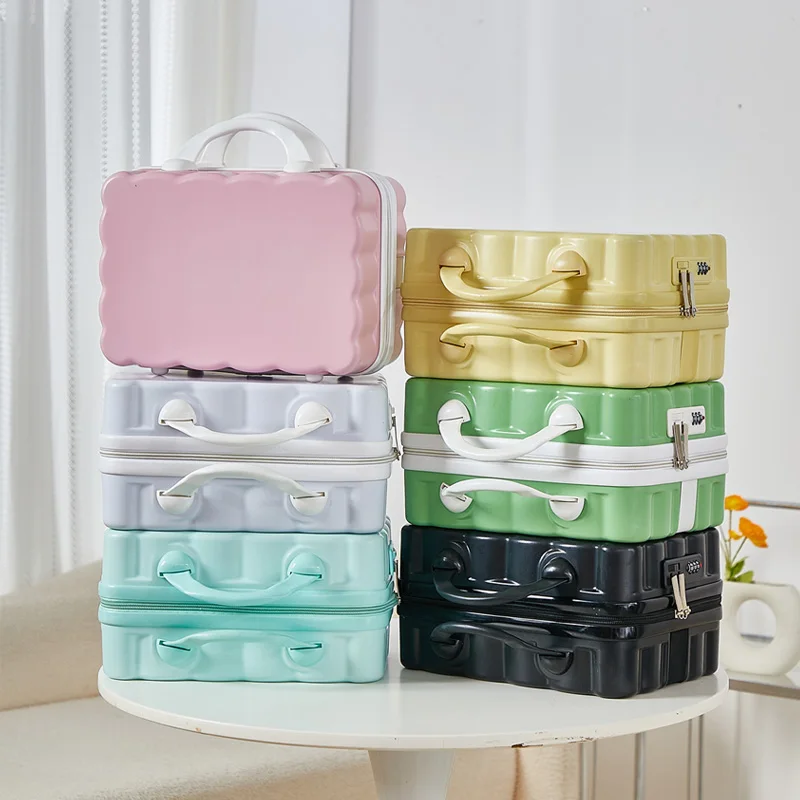 High Quality 14 Inch Fashion Mixi ABS PC Suitcase Large Capacity