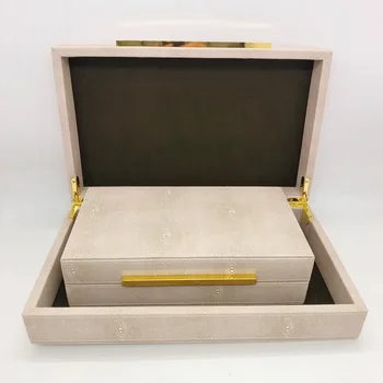 Velvet Jewelry Box Tray Necklace Earrings Ring Jewelry Boxes Organizer Bracelet Display Portable Accessories Storage for Women