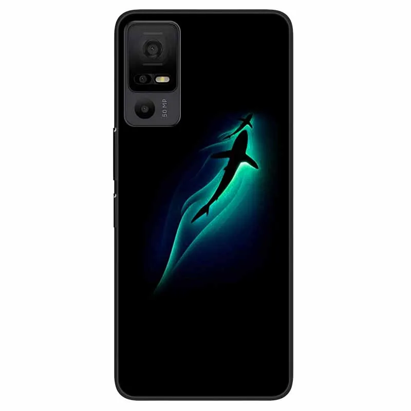 Luxurious Black Marble Silicone Phone Case - Soft Bumper Shell