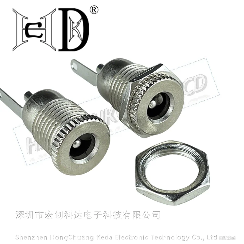 5pcs DC 소켓 DC099 환경 친화적인 스레드 방수 5.5*2.1/2.5 DC 암 소..