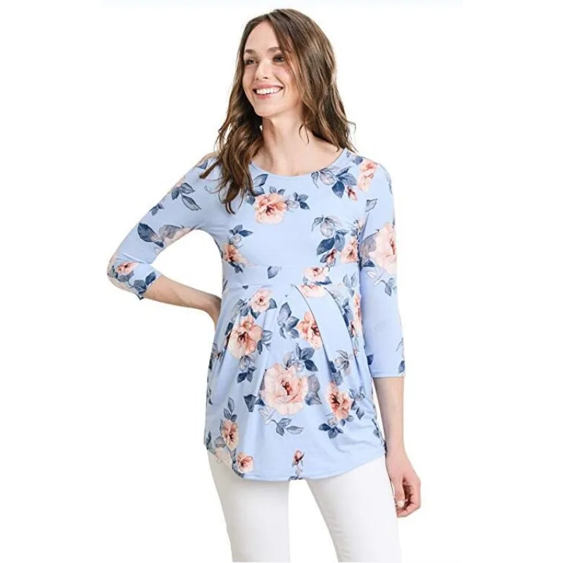 Рисунок 4 - Свободная блузка для беременных с длинным рукавом