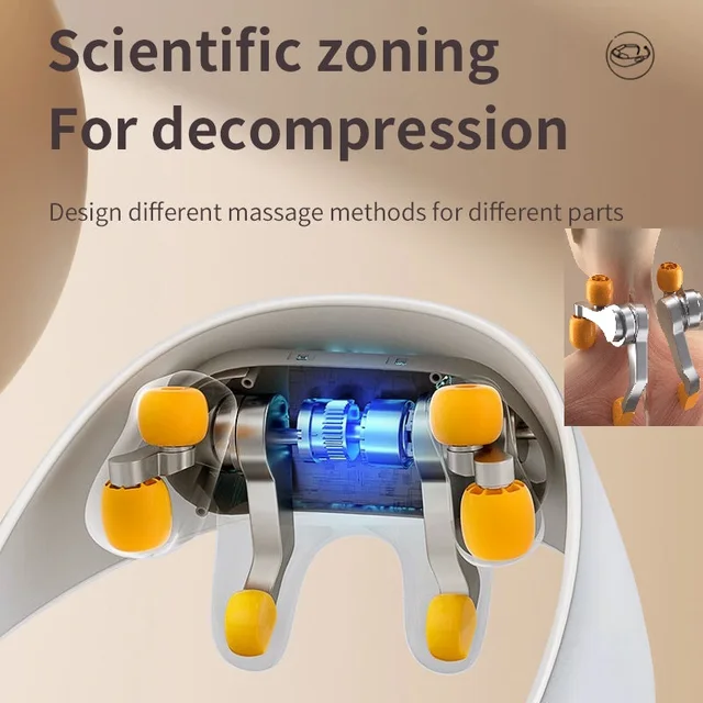 편안함과 긴장 해소를 위한 혁신적인 전기 지압 등 마사지기