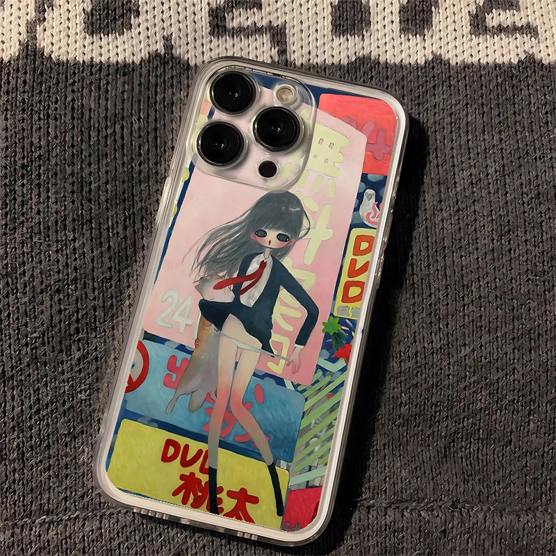 Aya Takano Luxury Transparent Phone Case Cover