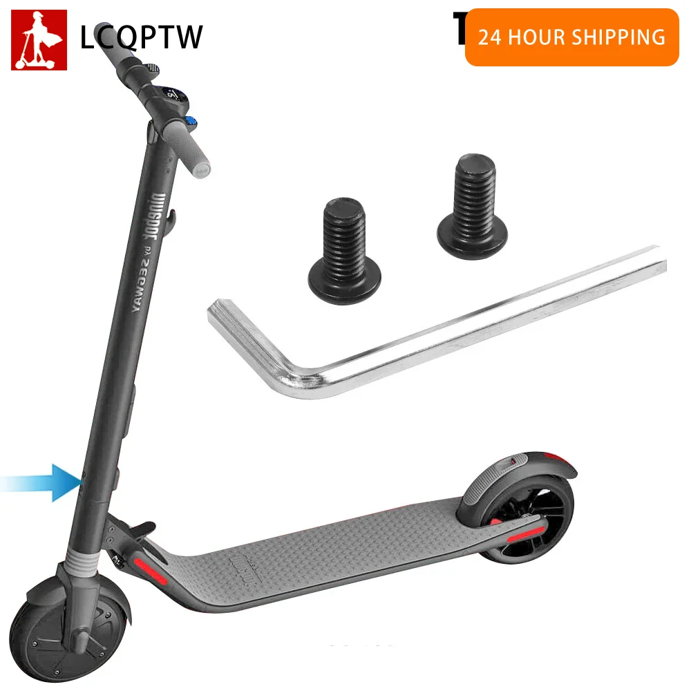 Per Scooter Elettrico Segway Ninebot Es1 Es2 Es4 2 Pezzi Forcella Anteriore Tubo Palo Base Viti Di Montaggio Dado Chiave Set Handelbar