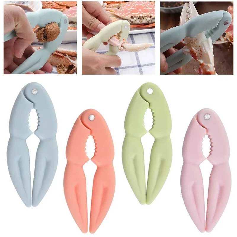 Multifunction Lobster Crab Crackers Clips Nut Sheller Walnut Crab Leg Claw Cracker Home Seafood Tools Kitchen Gadgets