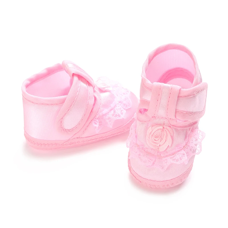Newborn Baby Boy And Baby Girl's First Pair Of Dipping Shoes Soft Soled Walking Shoes Cute Cartoon Bow Multiple Styles -9CM/10CM