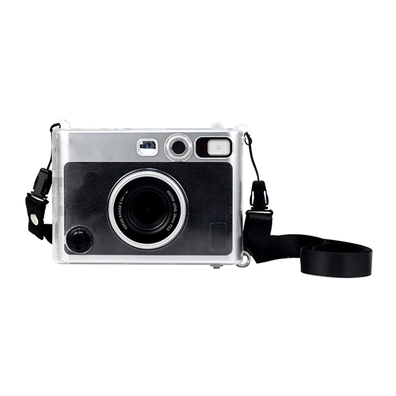 Storage Bags Y1UB Clear for Case for Fujifilm Mini EVO Instant Film Camera Crystal Hard Shell