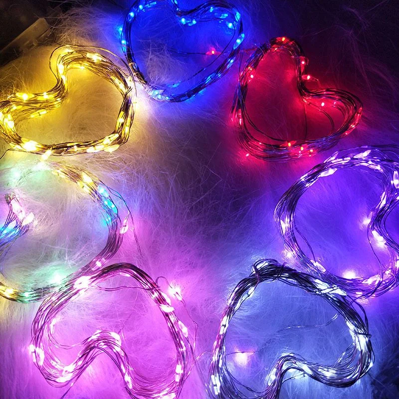 LED Fairy Lights - Copper Wire Garland String Lights for Outdoor & Indoor Decor