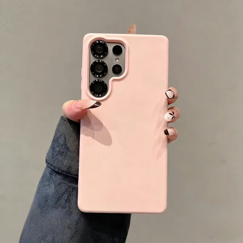 Ultra Liquid Silicone Flocking Candy Color Case