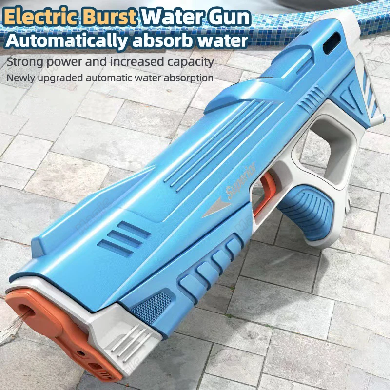 Summer Electric Water Gun Toys Bursts Children's High-pressure Strong Charging Energy Water Automatic Water Spray Children's Toy 2