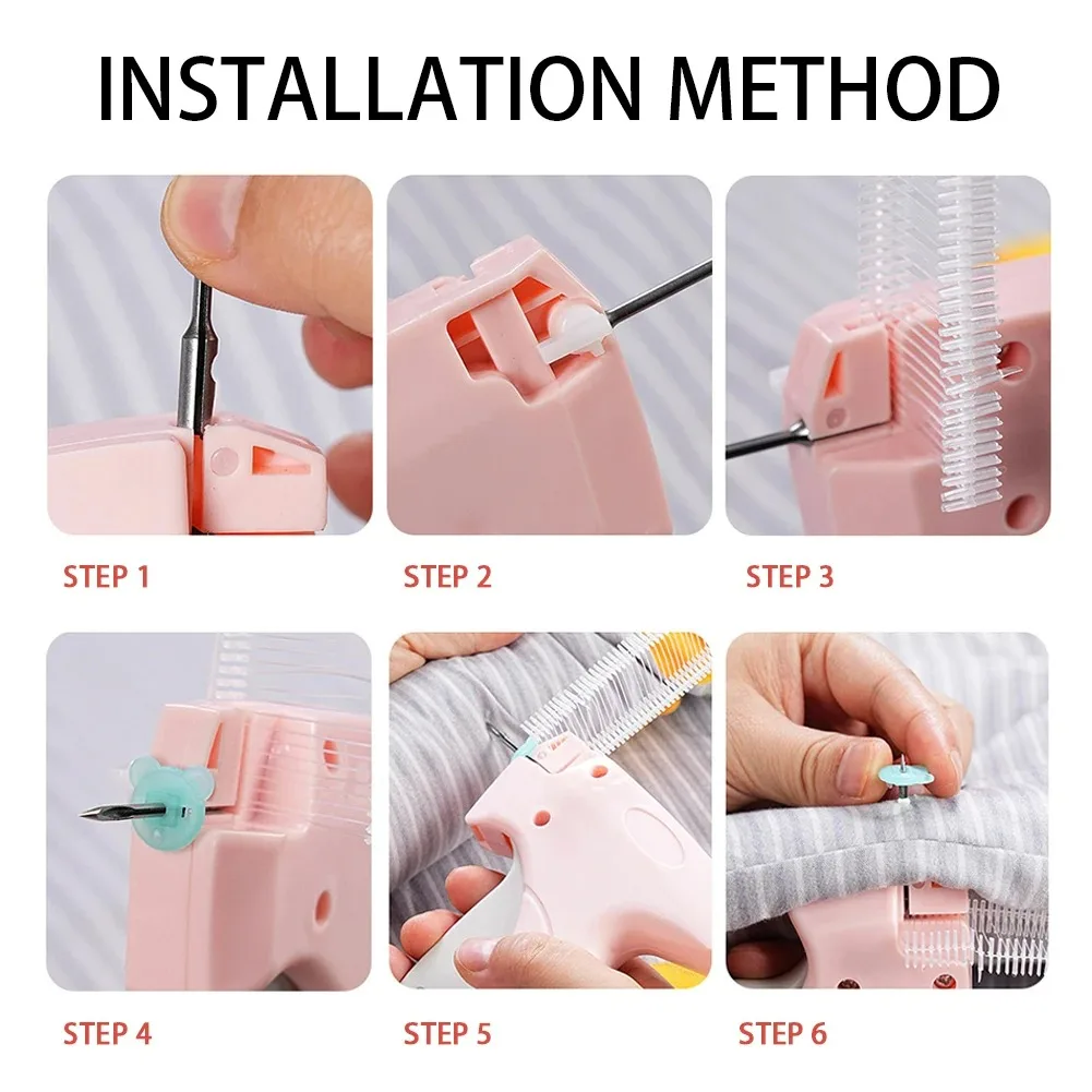 Clothing Sewing Tool Clothing Fixer Micro Stitch Gun Quick Clothing Repair Garment Sewing Quilt Tacking Device Sewing Machine