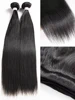 Rosabeauty Hair Straight 28 30 32 40 Inch Lace Closure 100% Natural Human Hair Bundles Deal Brazilian Remy Hair For Women 2