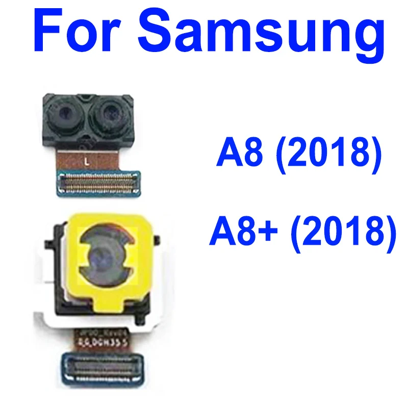 

Передняя Задняя камера для Samsung Galaxy A8 A530 A8Plus A730 2018 задняя фронтальная камера для селфи гибкий кабель запасные части