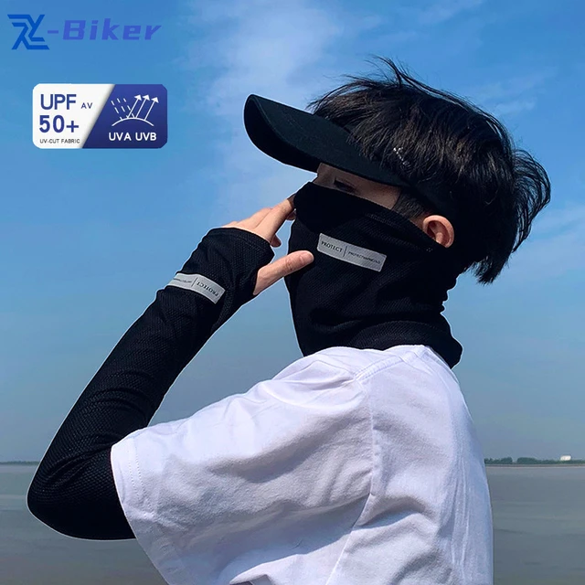 UV Protection Face Cover Ice Silk Cooling Skin Masque For Men Full Head  Dust Sun Protection Breathable Fishing Hiking Running - AliExpress
