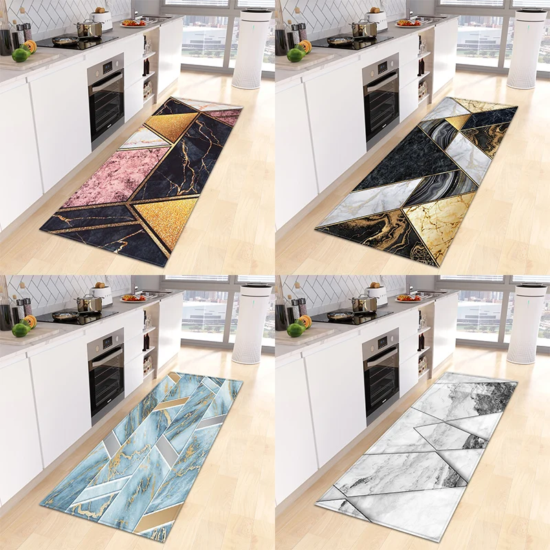 

Kitchen Rug Entrance Door Mat Living Room Corridor Bathroom Non-slip Floor Bedroom Bedside Modern Home Decor