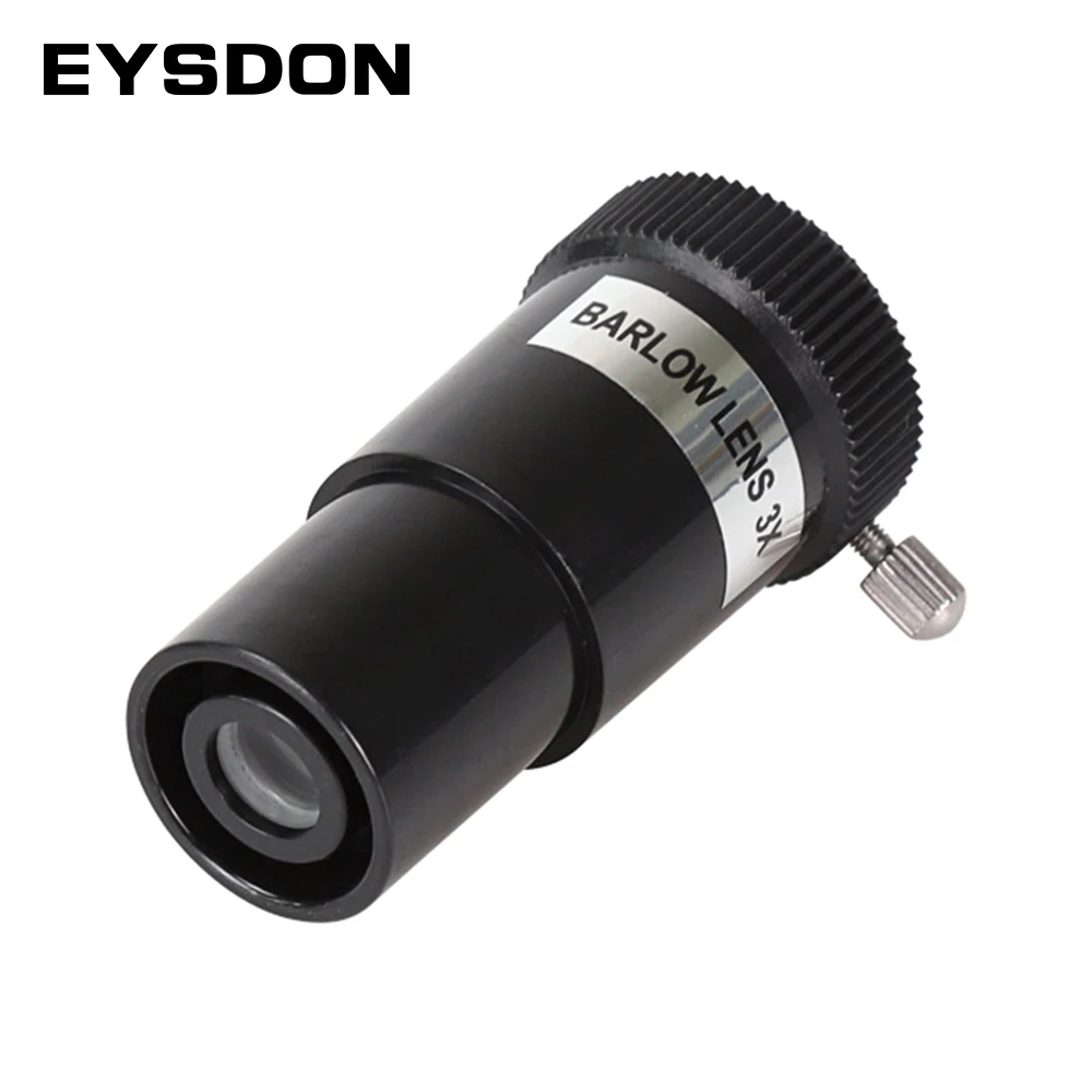 

EYSDON Barlow Lens 3X Plastic for 0.965" Port Astronomical Telescope -Economical And Practical Multiplier Lens