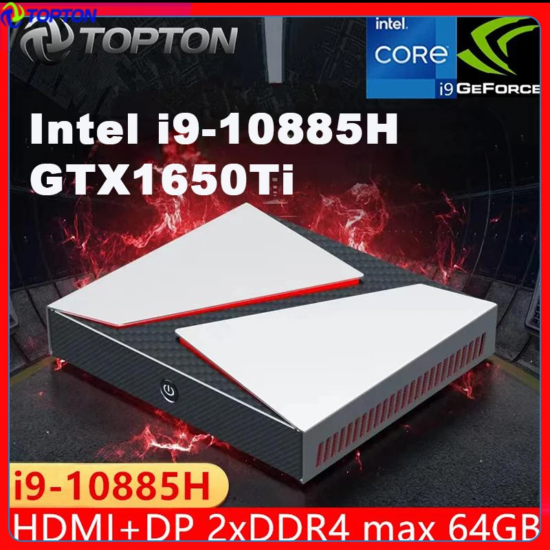 Intel i9 10885H 9880H Gaming Mini PC NVIDIA GTX 1650Ti