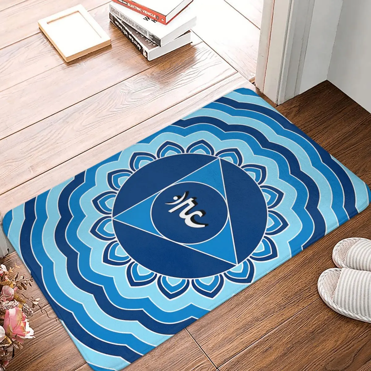 Shiva India Dio Tappetino Da Bagno Quinto Chakra Vishuddha Gola Chakra Zerbino Soggiorno Tappeto Tappeto Esterno Decorazione Della Casa