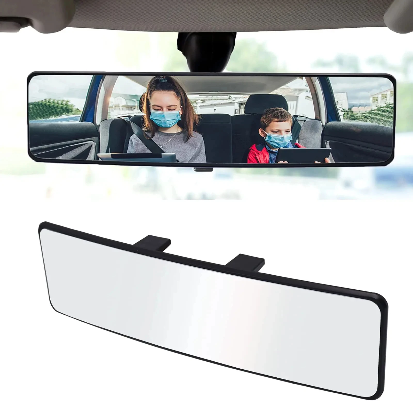 Enhanced Wide-Angle Anti-Glare Rear-View Mirror