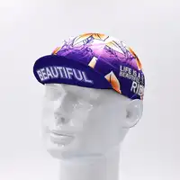 Classic Print Cycling Caps Anti-UV Summer Quick Dry Mesh Outdoor Bike Riding Hats Breathable Quick Dry 2