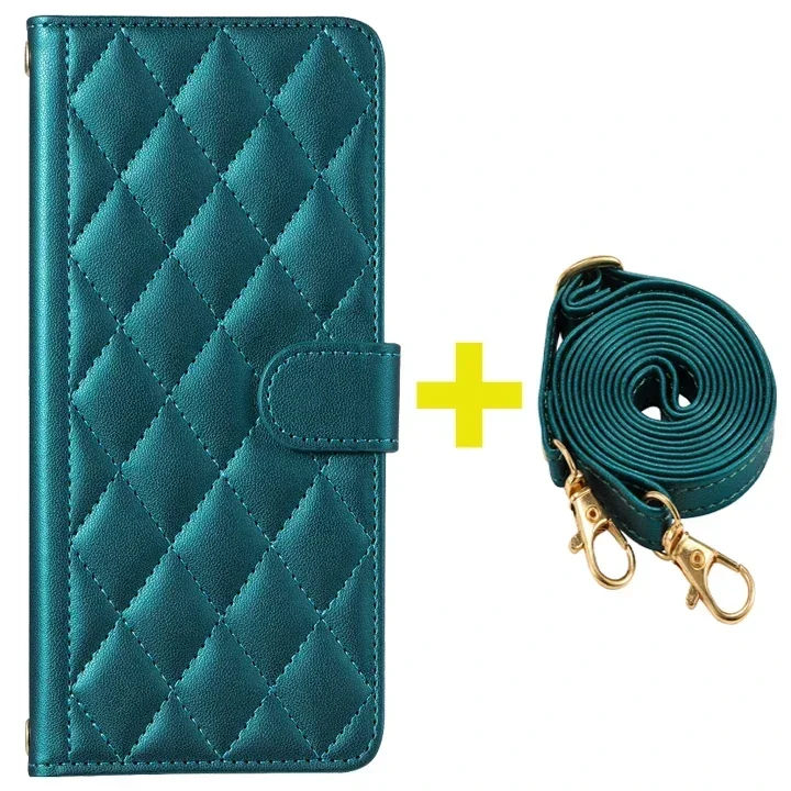 Luxurious Crossbody Leather Flip Wallet Case – Premium Design