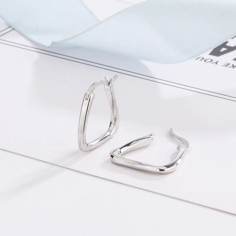 

Серьги из стерлингового серебра S925 для женщин в Корее простые серьги для студентов серьги для лучших друзей