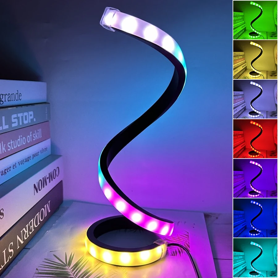 Spiral LED Table Lamp 6